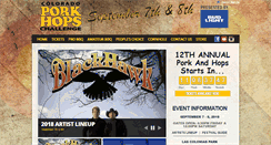Desktop Screenshot of porkandhops.com